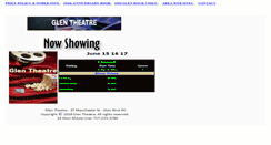 Desktop Screenshot of glen-theatre.com